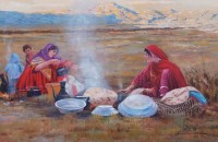 Naseeb Khan, 20 x 30 Inch, Oil on Canvas, Landscape Painting, AC-NSBK-018 Naseeb Khan, 20 x 30 Inch, Oil on Canvas, Landscape Painting, AC-NSBK-018